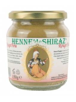 Coloration végétale Rouge feu pot 150g Henne De Shiraz Herboristerie de Paris