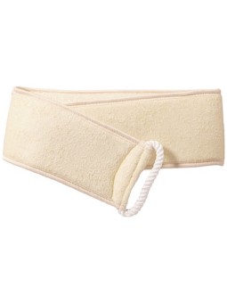 Lanière loofah éponge beliflor grand modèle Mahdia Herboristerie de Paris