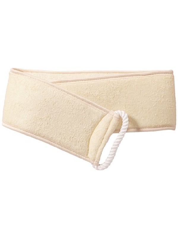 Lanière loofah éponge beliflor grand modèle Mahdia Herboristerie de Paris