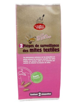 Contrôle des mites textiles 2 plaquettes 2g Droguerie Ecologique Herboristerie de Paris