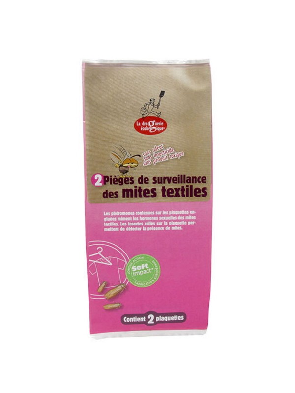 Contrôle des mites textiles 2 plaquettes 2g Droguerie Ecologique Herboristerie de Paris