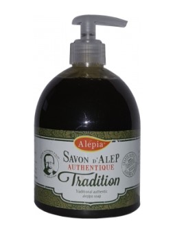 Pouss savon d'Alep liquide authentique tradition 500ml Alepia Herboristerie de Paris
