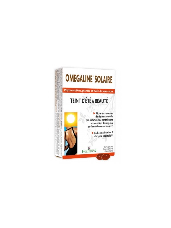 Omegaline Solaire 60 capsules Holistica Herboristerie de Paris