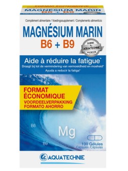Magnésium Marin B6 Biotechnie 100 gélules Biotechnie Herboristerie de Paris