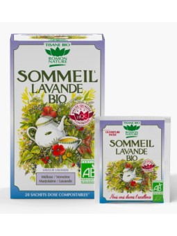 Tisane Sommeil Lavande bio 20 sachets 32g Romon Nature Herboristerie de Paris