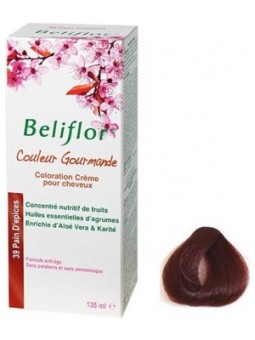 Coloration Crème pour Cheveux 39 Couleur Gourmande Pain d'épices Beliflor Herboristerie de Paris