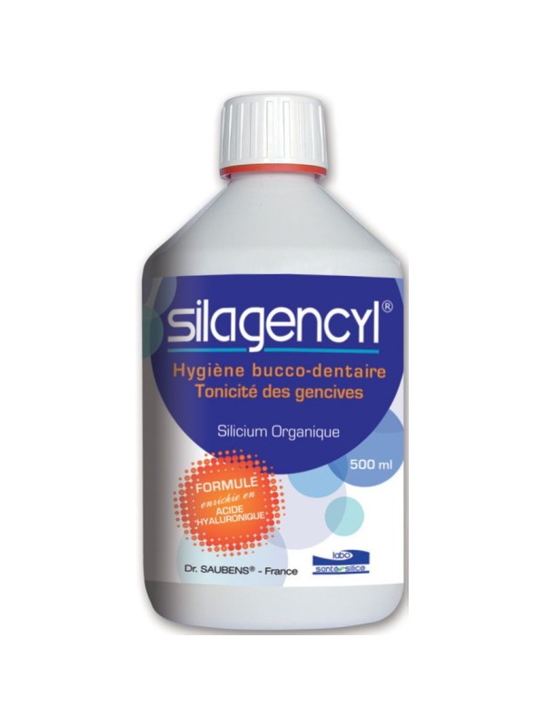 Silagencyl Bain de Bouche 500 ml Dr. Saubens Silagencyl Bain de Bouche 500 ml Labo santé silice Herboristerie de Paris