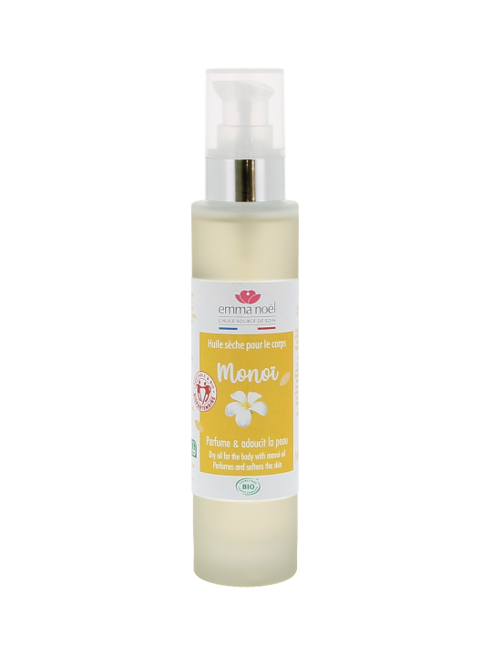 Huile Sèche pour le Corps au Monoï 100ml Emma Noël Herboristerie de Paris