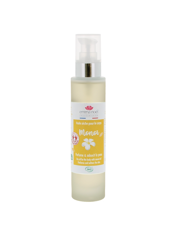 Huile Sèche pour le Corps au Monoï 100ml Emma Noël Herboristerie de Paris
