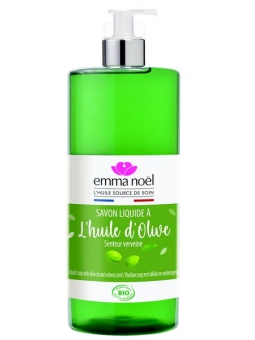 Savon liquide bio à l'huile d'olive 1 L Emma Noël Herboristerie de Paris