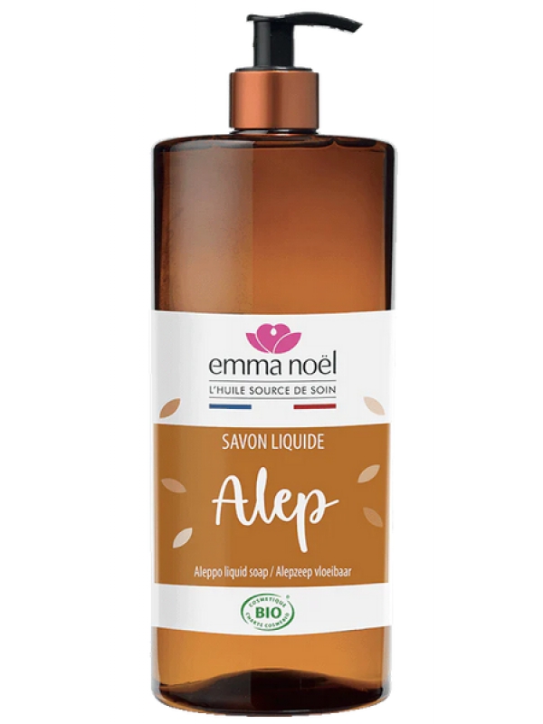 Savon liquide d'Alep 1l Emma Noël Herboristerie de Paris