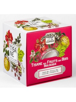Tisane Be Cube Fruits des bois bio 24 sachets 60gr recharge carton Provence D Antan Herboristerie de Paris