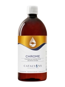 Chrome 1L Catalyons Herboristerie de Paris oligo élément aide au maintien de la glycémie