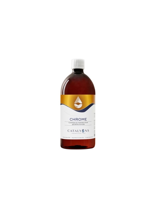 Chrome 1L Catalyons Herboristerie de Paris oligo élément aide au maintien de la glycémie