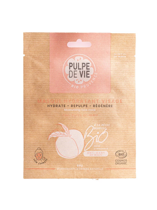 Sex on the peach Masque tissu Visage Pulpe De Vie Herboristerie de Paris