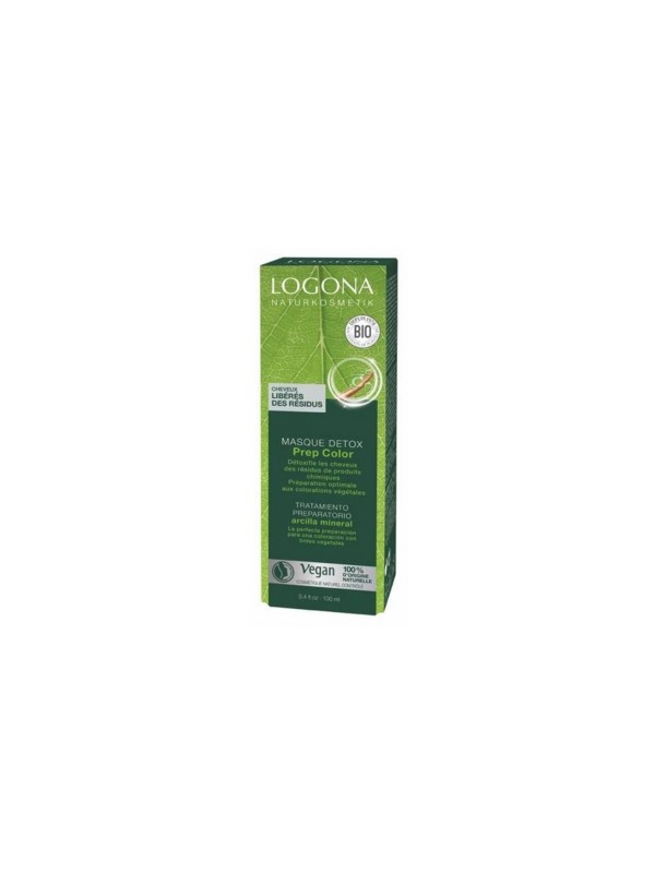 Masque préparateur couleur détox 100ml Logona Herboristerie de Paris