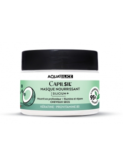 Masque capillaire Kératine Mangue Coco 250ml Aquasilice masque capillaire au silicium organique Herboristerie de Paris