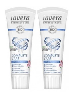 Lot de 2 Dentifrice Complete Care échinacée bio Calcium sans fluorure 2 x 75ml Lavera Herboristerie de Paris
