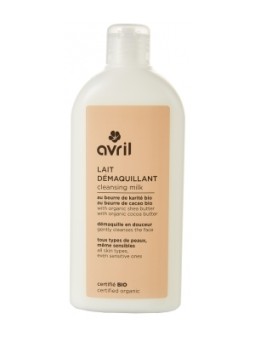 Lait démaquillant beurre de Karité bio et de Cacao bio 250ml Avril Herboristerie de Paris