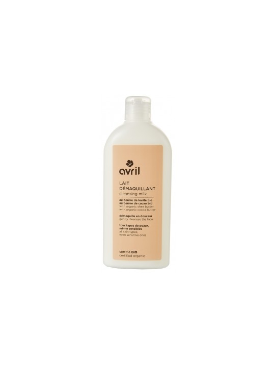 Lait démaquillant beurre de Karité bio et de Cacao bio 250ml Avril Herboristerie de Paris
