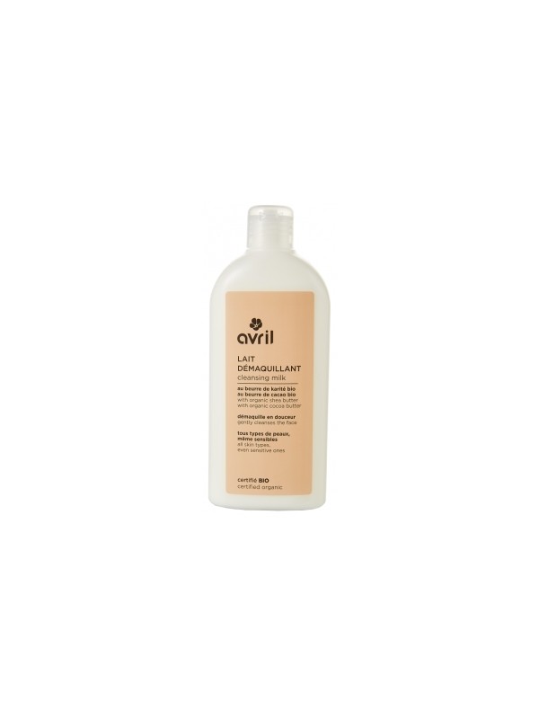 Lait démaquillant beurre de Karité bio et de Cacao bio 250ml Avril Herboristerie de Paris