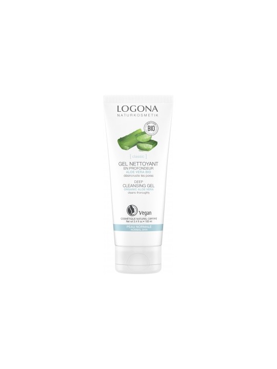 Gel nettoyant aloe vera bio 100ml Logona Herboristerie de Paris