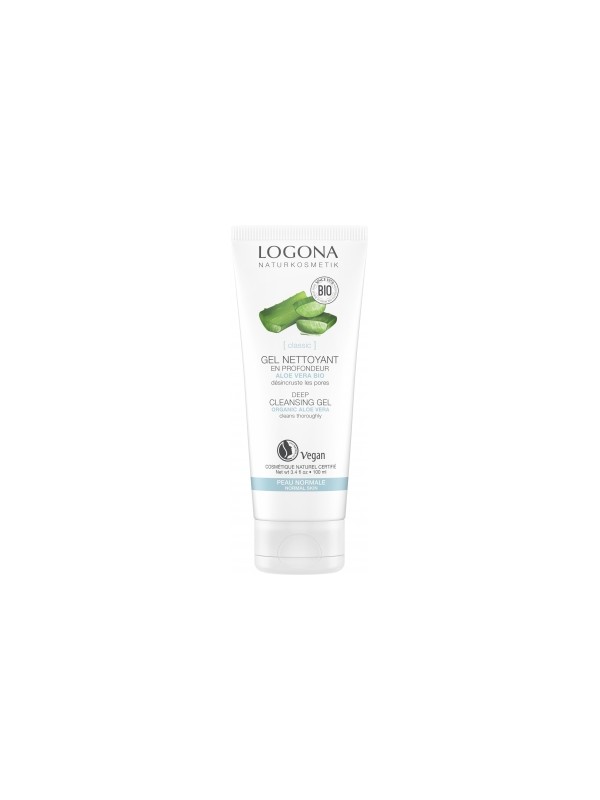 Gel nettoyant aloe vera bio 100ml Logona Herboristerie de Paris