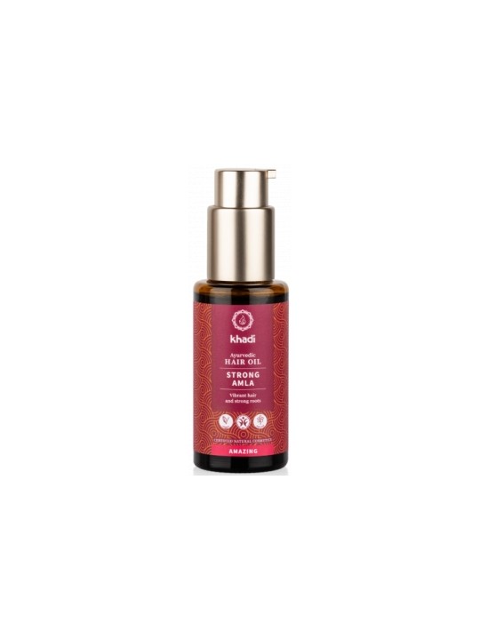 Huile capillaire Strong amla 50ml Khadi Herboristerie de Paris