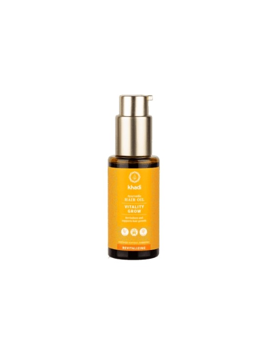 Huile capillaire Vitality Grow 50ml Khadi Herboristerie de Paris