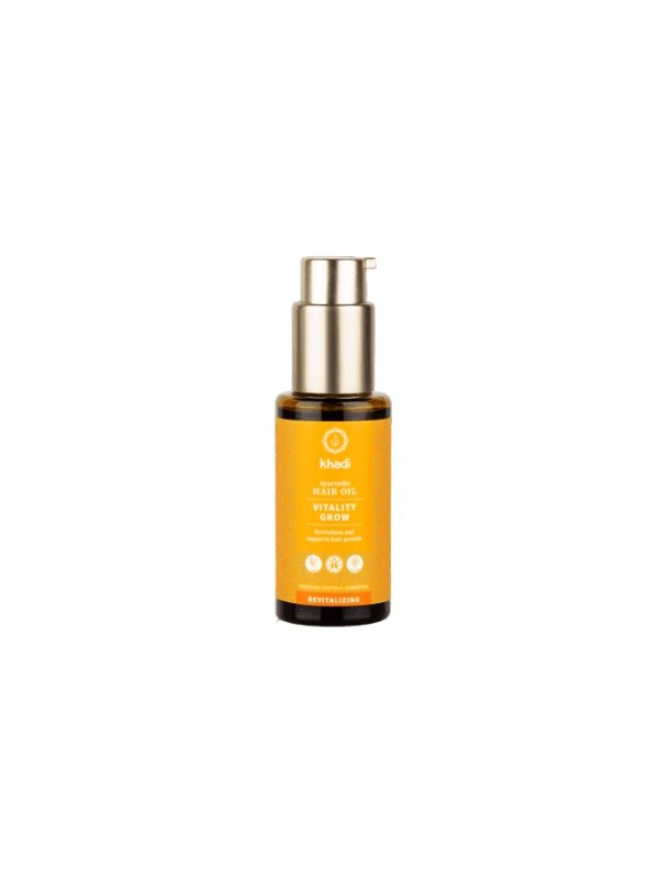Huile capillaire Vitality Grow 50ml Khadi Herboristerie de Paris