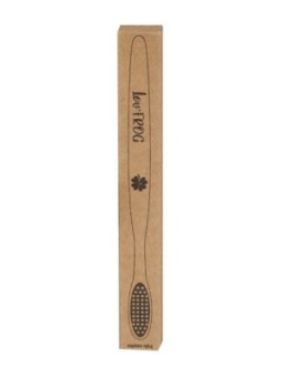 Brosse à dents bambou charbon actif Adulte Trèfle Lov'Frog Herboristerie de Paris