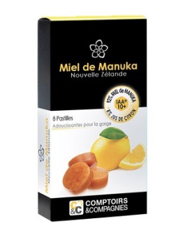 Pastilles 100% Miel de Manuka IAA10 et Jus de Citron 27g Comptoirs Et Compagnies