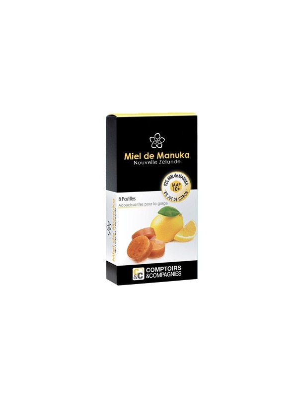 Pastilles 100% Miel de Manuka IAA10 et Jus de Citron 27g Comptoirs Et Compagnies