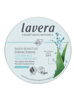 Crème au beurre de karité bio et à l'amande bio 150ml Lavera