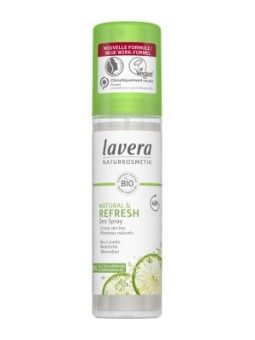 Déodorant spray fraîcheur Limette Verveine 75ml Lavera Herboristerie de paris