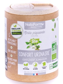 Ortie piquante racine Bio 200 gélules Nat et Form confort urinaire Herboristerie de paris
