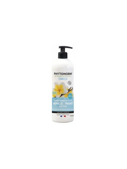 Shampooing douche Adoucissant senteur vanille monoï 750ml Phytonorm