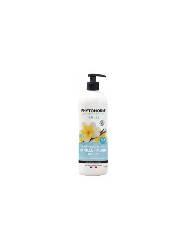 Shampooing douche Adoucissant senteur vanille monoï 750ml Phytonorm