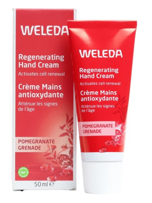 Crème mains régénératrice à la Grenade 50ml Weleda Herboristerie de Paris