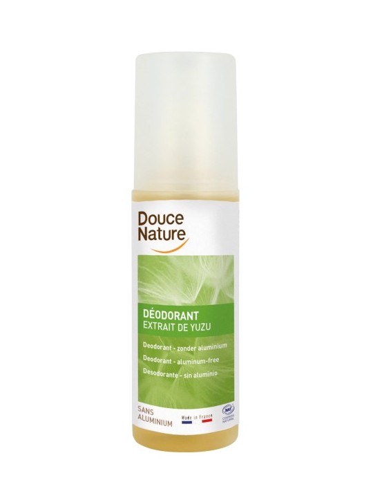 Spray Déodorant à l'extrait de Yuzu 125ml Douce Nature extrait de sauge Herboristerie de Paris
