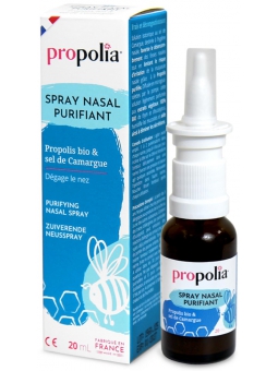 Spray nasal purifiant Nébuliseur verre 20ml Propolia Herboristerie de Paris