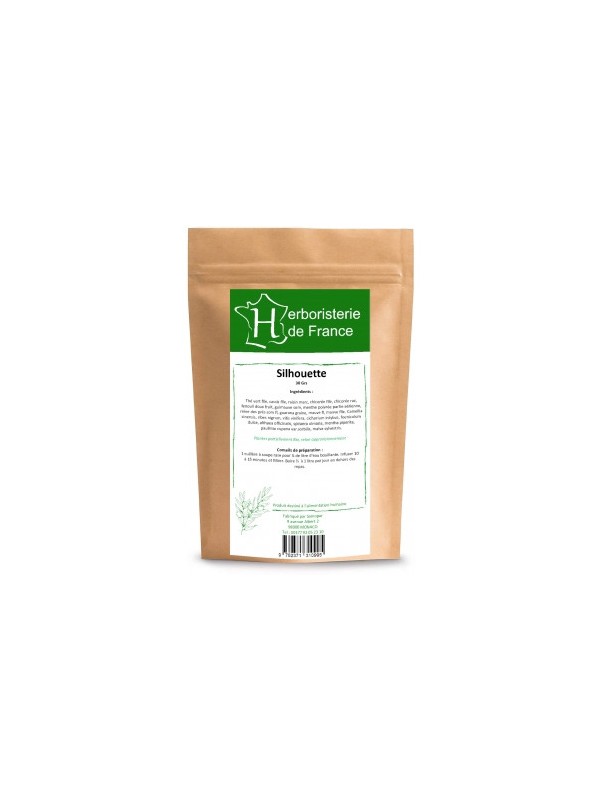 Tisane Silhouette 30g Herboristerie De France thé vert guarana herboristerie de paris