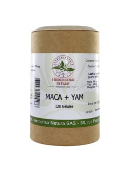Maca Yam - 120 gélules Herboristerie De Paris aide au maintien de l'activité hormonale