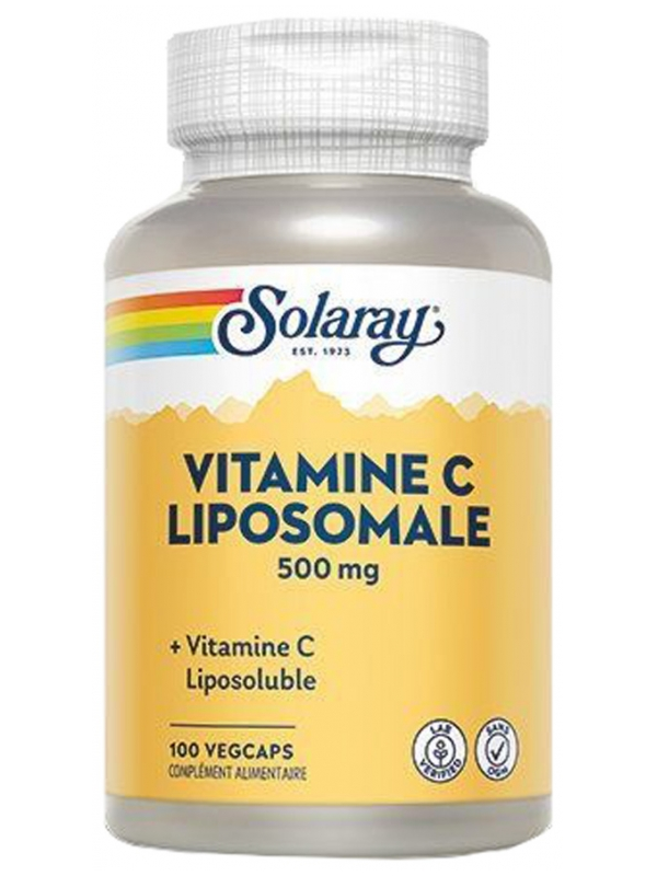 Vitamine C Liposomale 500 mg 100 gélules Solaray