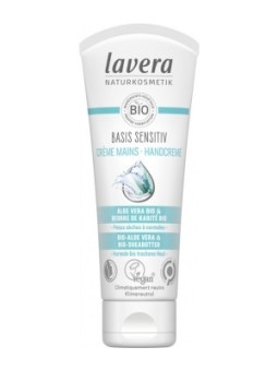 Crème mains Amande bio beurre de Karité BASIS 75 ml Lavera crème main bio Herboristerie de paris