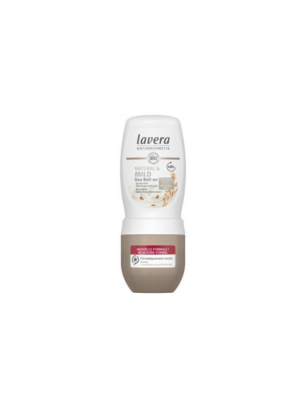 Déodorant Roll on Sensitive Lait de Riz Aloe Vera 50 ml Lavera Herboristerie de paris