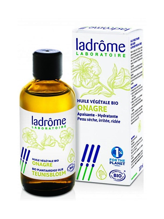 Huile végétale d'Onagre apaisante et hydratante 100ml Ladrôme hydratante acide gras GLA Herboristerie de paris