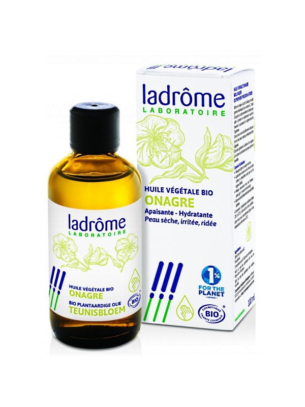 Huile végétale d'Onagre apaisante et hydratante 100ml Ladrôme hydratante acide gras GLA Herboristerie de paris