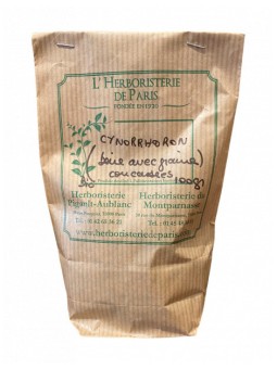 Cynorrhodon baies concassées BIO 100g Herboristerie de Paris églantier sauvage défenses naturelles