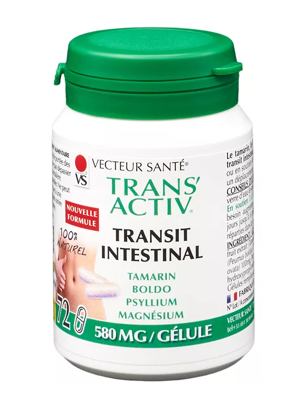 Trans'Activ 72 gélules Vecteur santé transit intestinal Herboristerie de paris